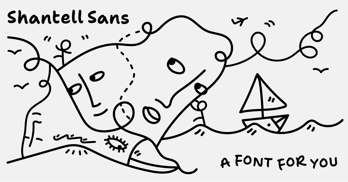Shantell Sans, from Shantell Martin, is a marker-style font built for creative expression, typographic play, and animation. 			 One of my first relati